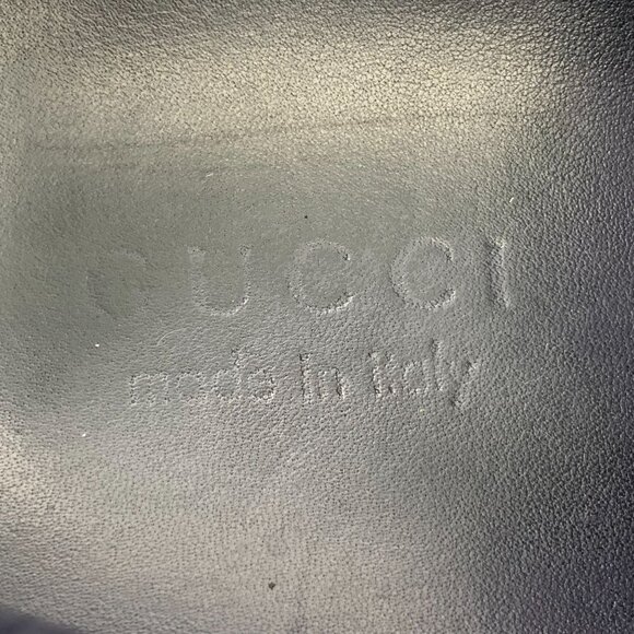 Gucci Mens Monogram GG Canvas & Leather Sneakers Size 8.5 - Picture 8 of 9